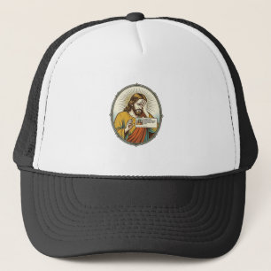 Casquette Jésus a ajouté à l'histoire au lieu d'un message d