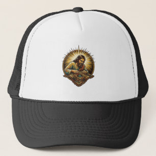 Casquette Jésus a laissé tomber une petite carte SD perdue t