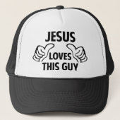 Casquette Jésus Aime Ce Type (Devant)