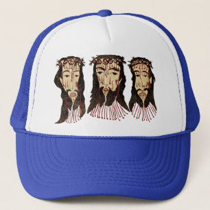 Casquette Jésus Christ Thorn Couronne Art populaire Peinture