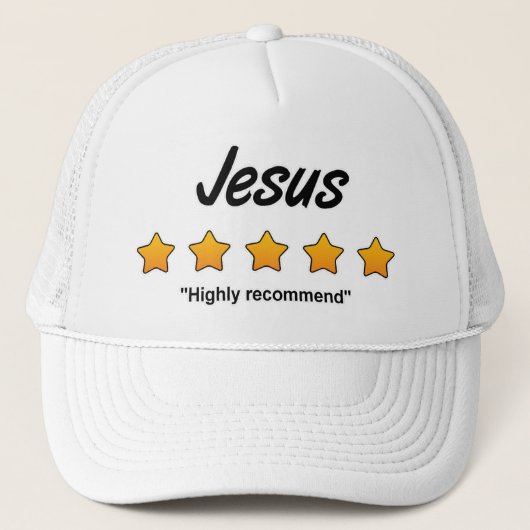 Casquette Jésus cinq étoiles (Devant)