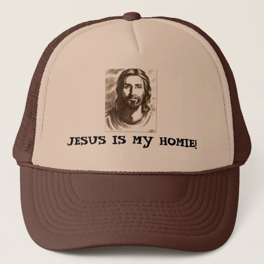CASQUETTE JÉSUS EST MON HOMIE ! (Devant)