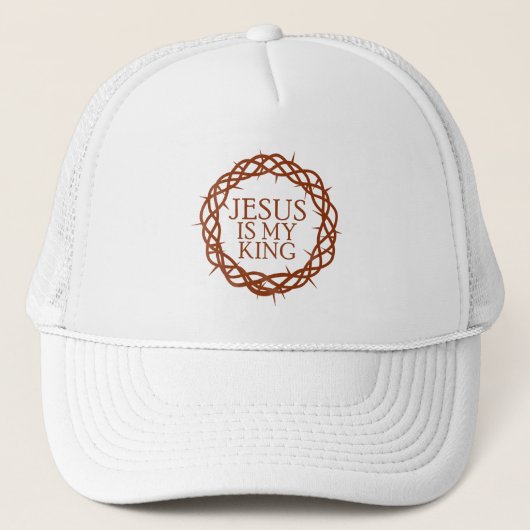 Casquette Jésus est mon roi (Devant)