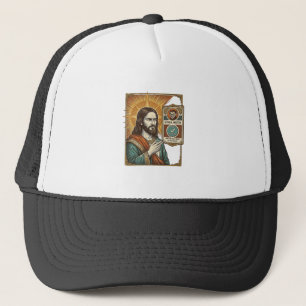 Casquette Jésus Faux Vérifié Coche Arnaque Troll Social Hu
