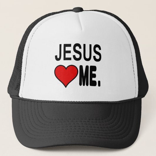 Casquette Jésus m'aime des cadeaux de Jésus (Devant)