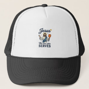 Casquette Jesus Pickleball Celui Qui Sert Chemise