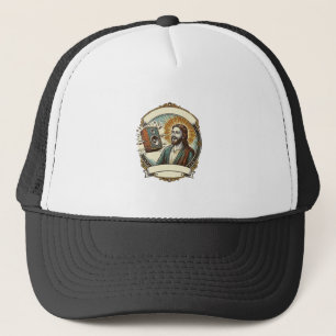 Casquette Jésus Rigole Fausement Fort Club N'entend Pas Humo