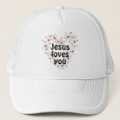 Casquette Jésus t'aime (Devant)