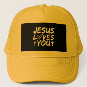 Casquette Jésus t'aime, Jésus