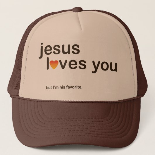 Casquette Jésus vous aime (Devant)