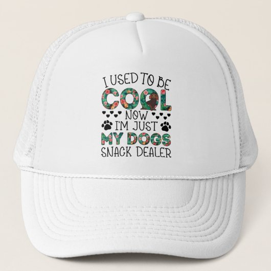Casquette J'étais Cool maintenant je suis juste un cadeau po (Devant)