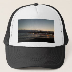 Casquette jetée de san clemente la nuit océan californie