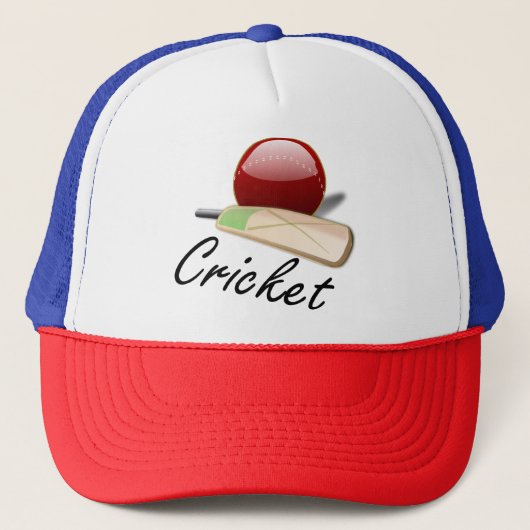 Casquette Jeu de cricket, design populaire (Devant)
