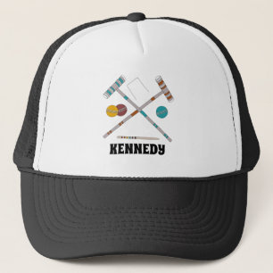 Casquette Jeu de croquet, Jeux de pelouse Graphique Personna