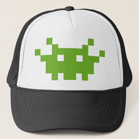Casquette jeu de longue durée de la monstre de pixels (Devant)