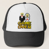 Casquette Jeu sur le mariage (8 bits) (Devant)