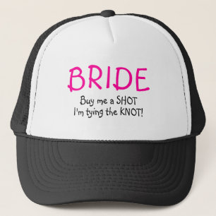 Casquette Jeune mariée (achetez-moi un tir Im attachant le