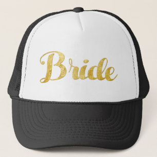 Casquette Jeune mariée d'or