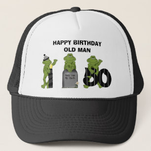 CASQUETTE JEUX ANNIVERSAIRE VIEUX HOMME