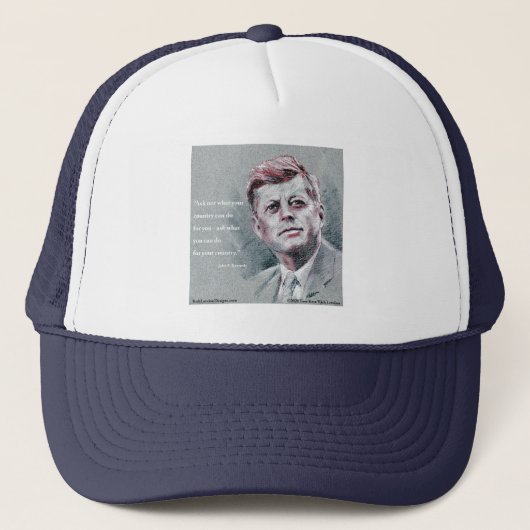 Casquette JFK & Quote (Devant)
