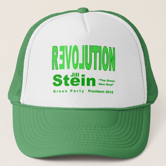 Casquette Jill Stein pour le président Parti Vert 2012 (Devant)