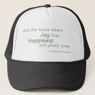 Casquette Joie, bonheur vert