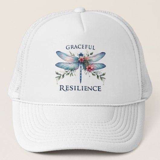 Casquette Joie légère - libellule artistique (Devant)