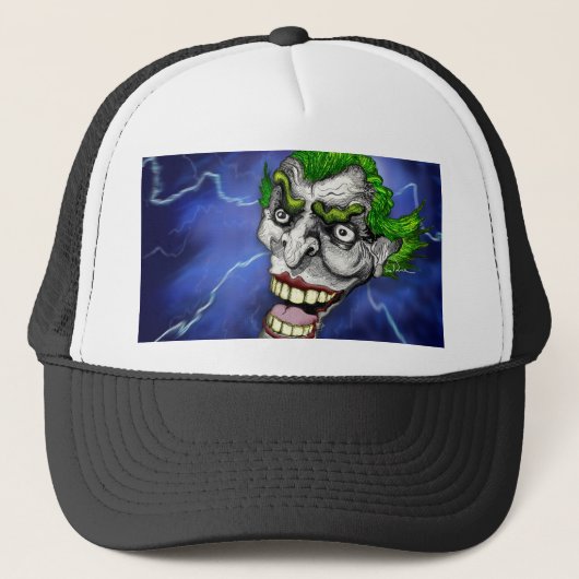 Casquette Joker Jester dans une tempête de foudre par Doug L (Devant)
