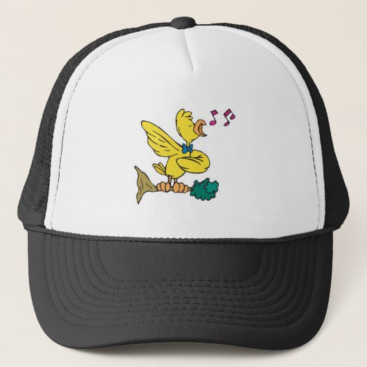 Casquette joli canari chanteur (Devant)