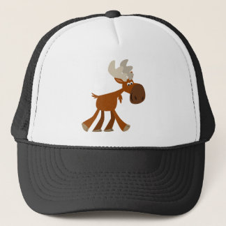 Casquette Joli chapeau de caricature Moose Trucker