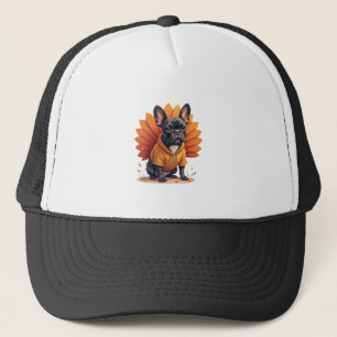 Casquette Joli chien Frenchie Thanksgiving Enfants Adolescen