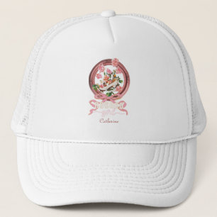Casquette Joli Classique Fille Rococo Rose Arc Chausure Nom