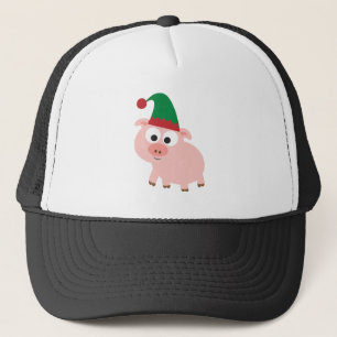 Casquette Joli cochon Elfe de Noël
