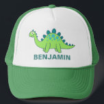 Casquette Joli Dinosaure Vert Enfants<br><div class="desc">casquette à thème dinosaure cool.</div>