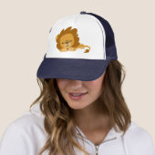 Casquette Joli Lion Dormir Cartoon (En situation)