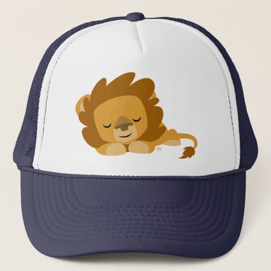 Casquette Joli Lion Dormir Cartoon (Devant)