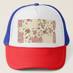 Casquette Joli Patchwork Floral Conception transparente