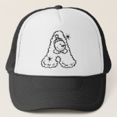 Casquette Joli Snowman Black Typographie Monogramme A (Devant)
