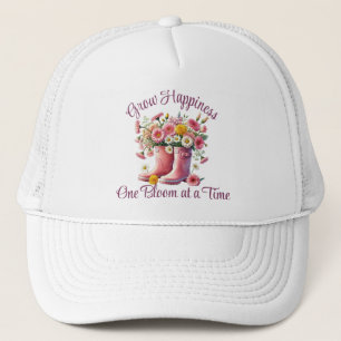 Casquette Jolie florale grandit bonheur une floraison à la f
