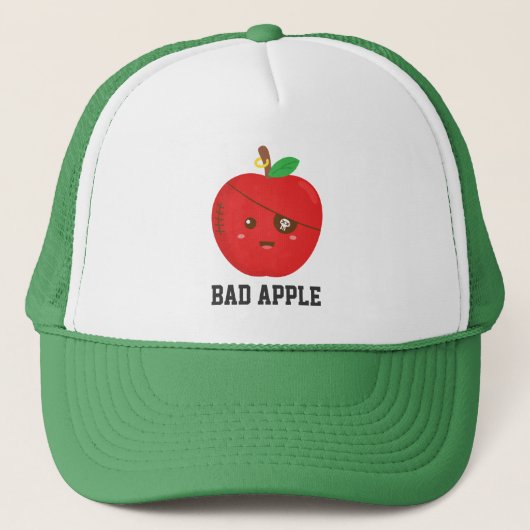 Casquette Jolie pomme maléfique avec cache-œil (Devant)