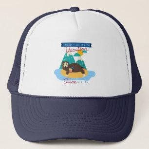 Casquette Jolie Sloth J'ai besoin de vacances de six mois de