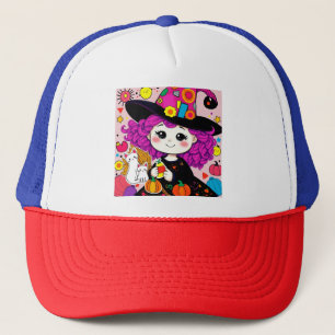 Casquette Jolie Sorcière Halloween Style Éffrayant!