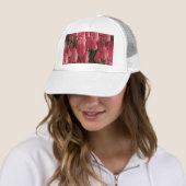 Casquette Jolie tulipe rose (En situation)