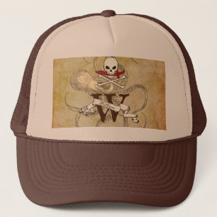 Casquette Jolly roger Monogramme initial