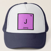Casquette Jonny Nom Chimie Élément Tableau périodique (Devant)