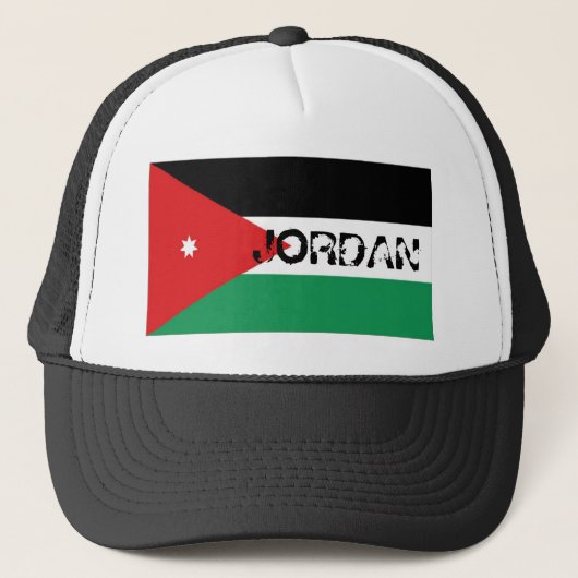 Casquette jordanien de souvenir de drapeau de la (Devant)