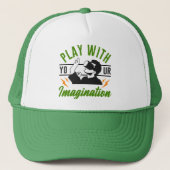 Casquette Jouer avec votre imagination jeu (Devant)