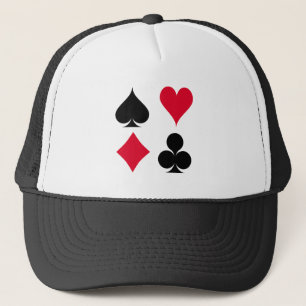 Casquette Jouer des symboles de cartes motif