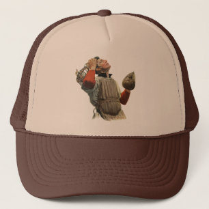 Casquette Joueur de baseball de sport vintage, le receveur r