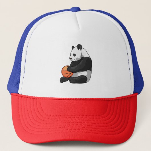 Casquette Joueur de basket-ball Panda (Devant)